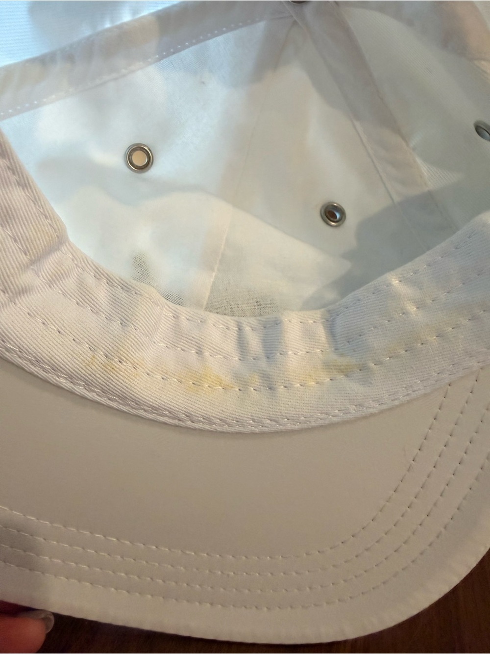Aime Leon Dore White Runners Cap with Green Script Logo - Picture 7 of 7